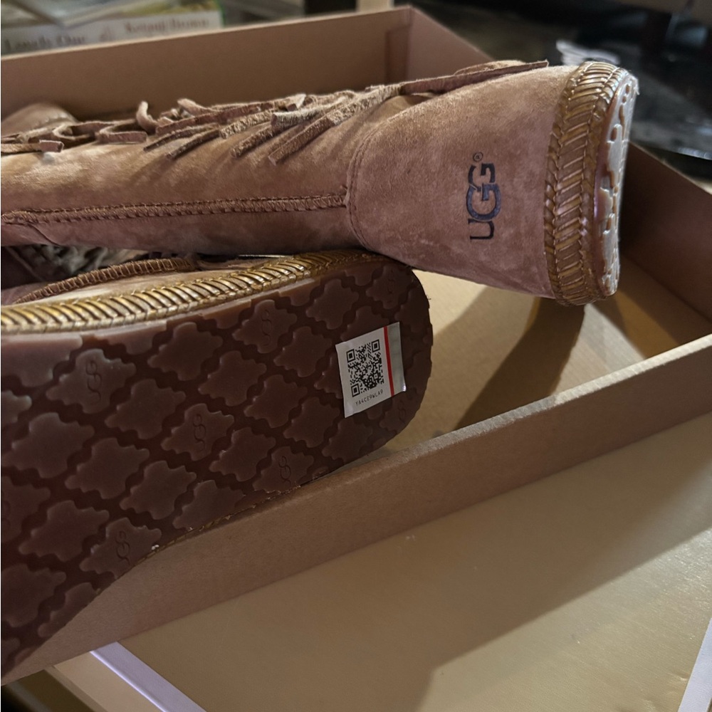 UGG Women's Tan Suede Moccasins